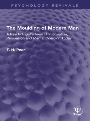cover image of The Moulding of Modern Man